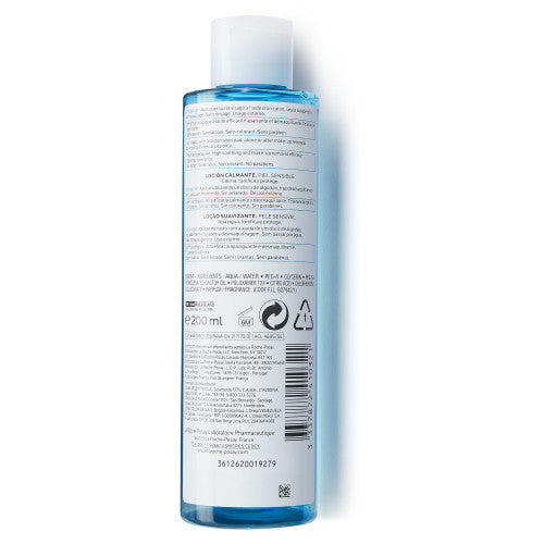 La Roche-Posay Physiological Soothing Lotion for sensitive face and eye area, ingredient panel