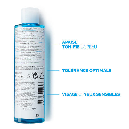 La Roche-Posay Physiological Soothing Lotion for sensitive face and eye area, side view