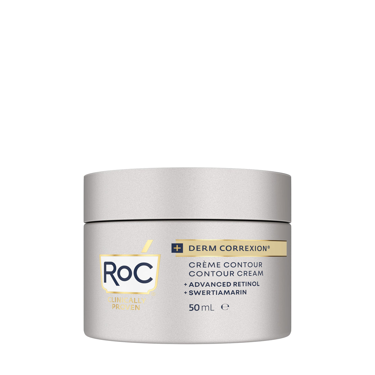RoC Derm Correxion Advanced Retinol Contour Cream 50ml, front of the jar