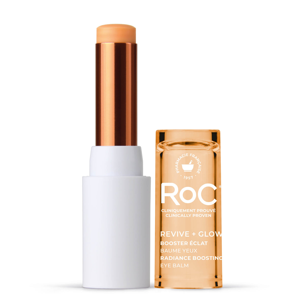 RoC Multi Correxion Revive + Glow Eye Balm 4g, front of the stick