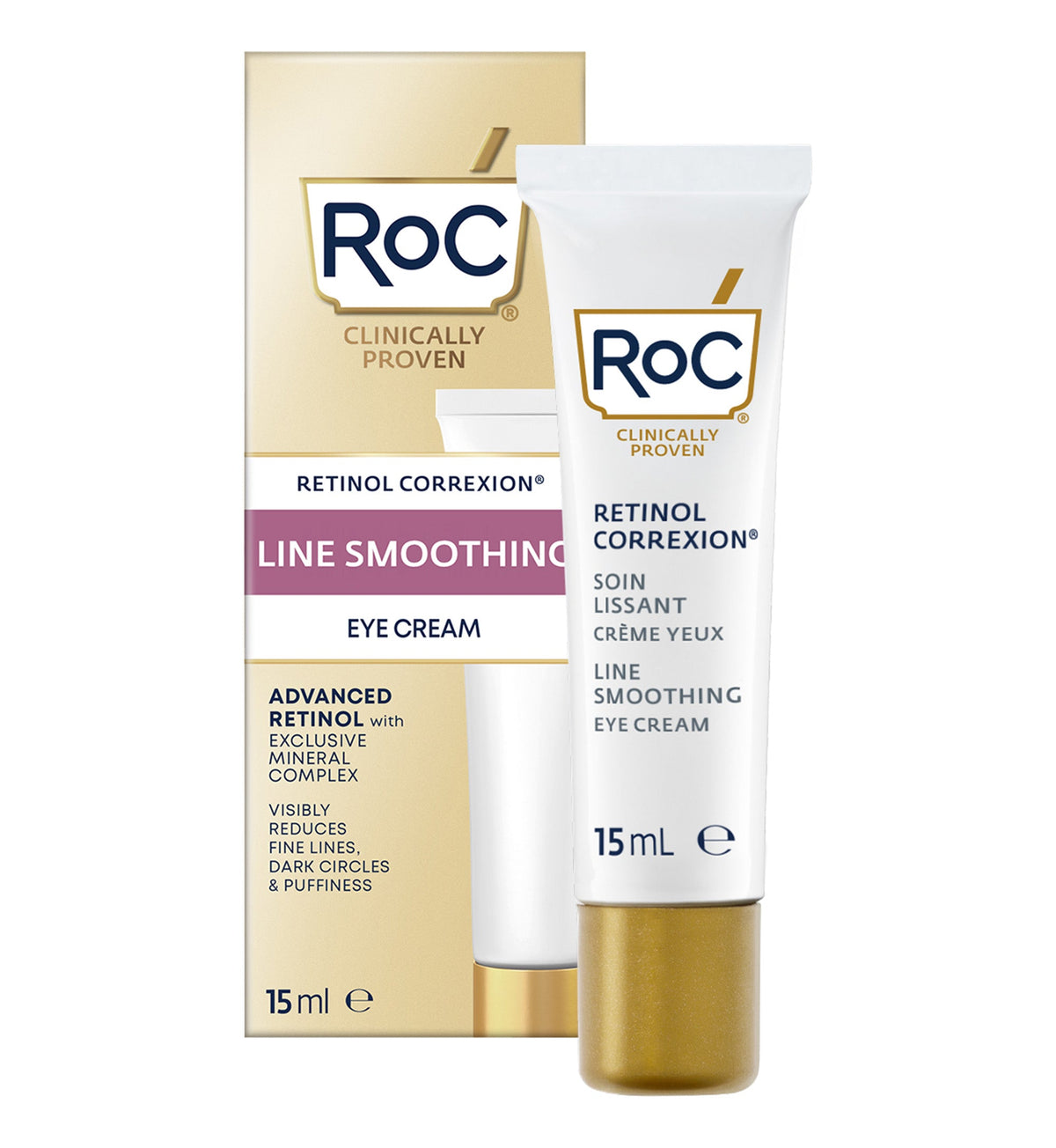 RoC Retinol Correxion 15ml, box and tube