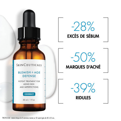 SkinCeuticals Blemish + Age Defense Anti-Imperfection Serum 30ml, packaging detail