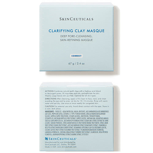 SkinCeuticals Clarifying Clay Masque Purifiant 60ml purifying AHA face mask, alternate angle
