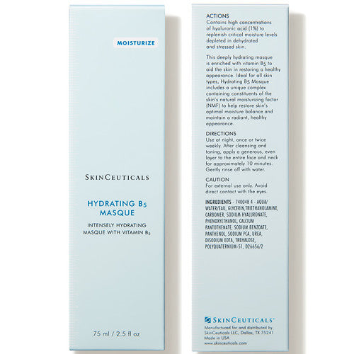SkinCeuticals Hydrating B5 Mask with Hyaluronic Acid 75ml, alternate angle