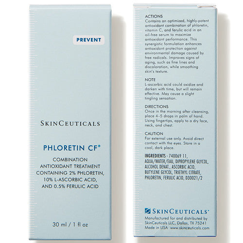 SkinCeuticals Phloretin CF Antioxidant Vitamin C Serum 30ml, side view