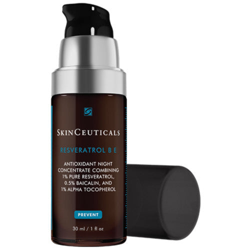 SkinCeuticals Resveratrol BE Night Serum 30ml, ingredient panel