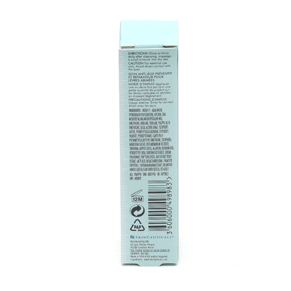 SkinCeuticals Antioxidant Lip Repair, back of the box