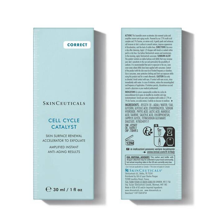 SkinCeuticals Cell Cycle Catalyst 30ml, front and back of the box