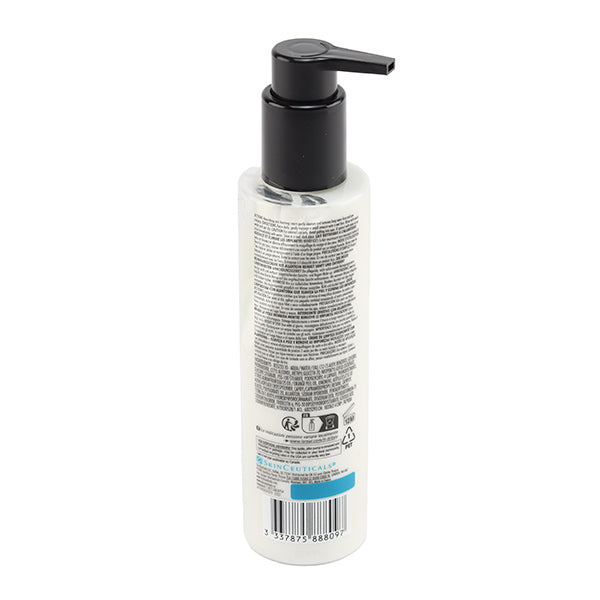 SkinCeuticals Gentle Cleanser, back of the pump bottle