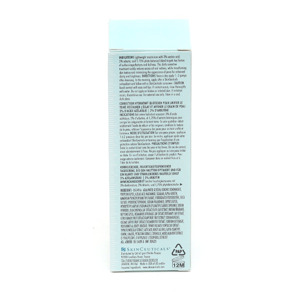 SkinCeuticals Phyto A+, back of the box