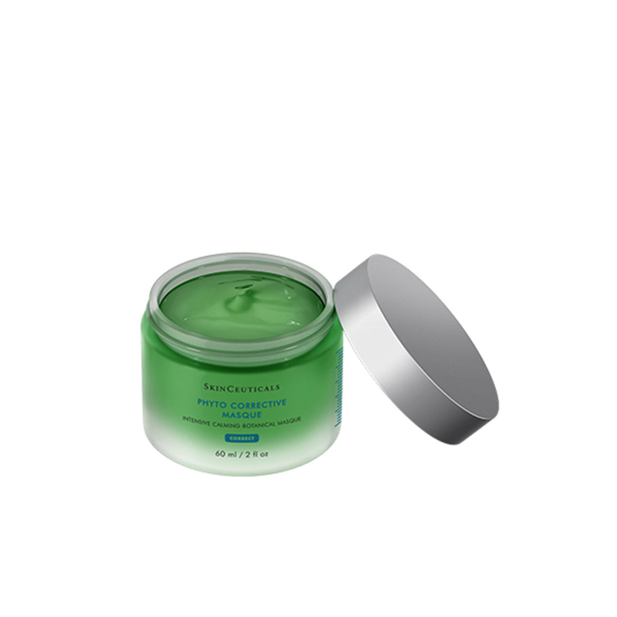SkinCeuticals Phyto Corrective 60ml, open jar showing the gel