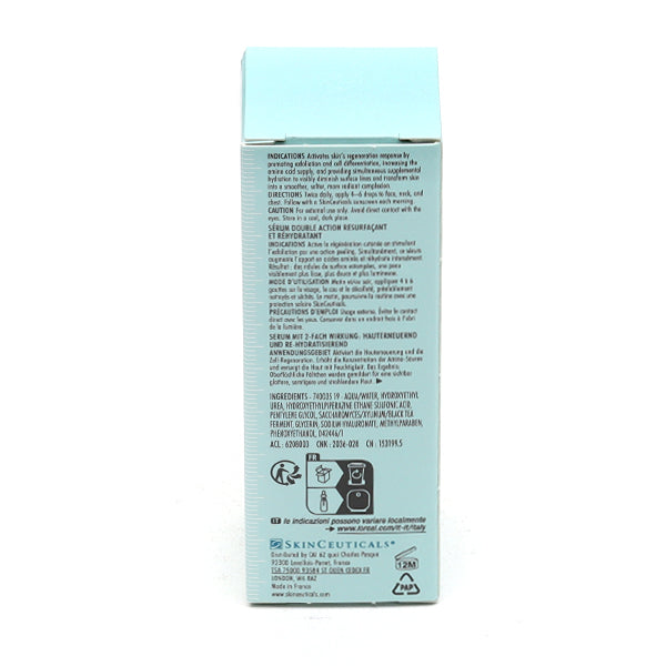 SkinCeuticals Retexturing Activator, back of the box