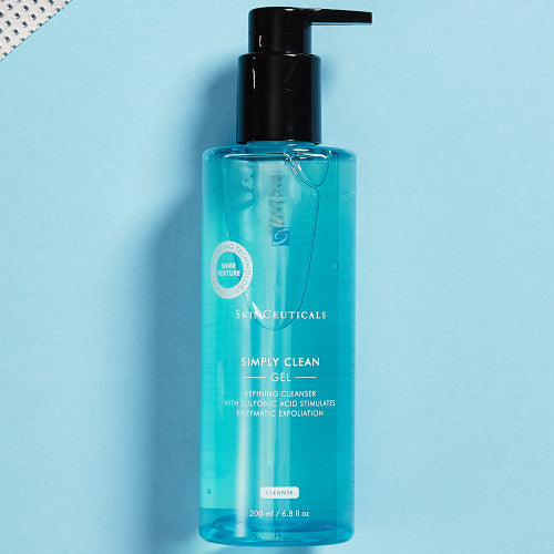 SkinCeuticals Simply Clean Purifying Gel Cleanser 195ml, packaging detail