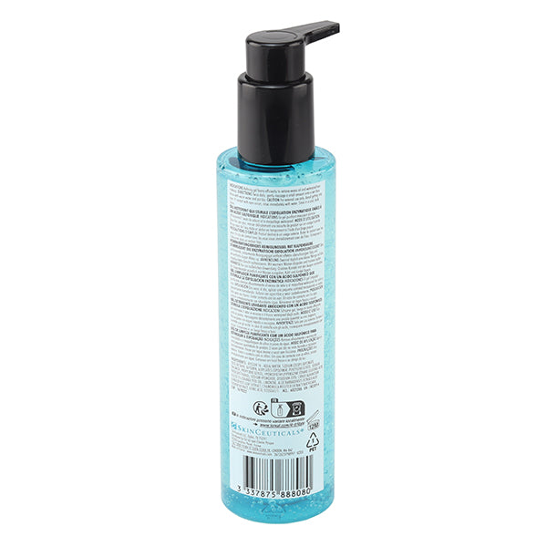 SkinCeuticals Simply Clean, back of the pump bottle