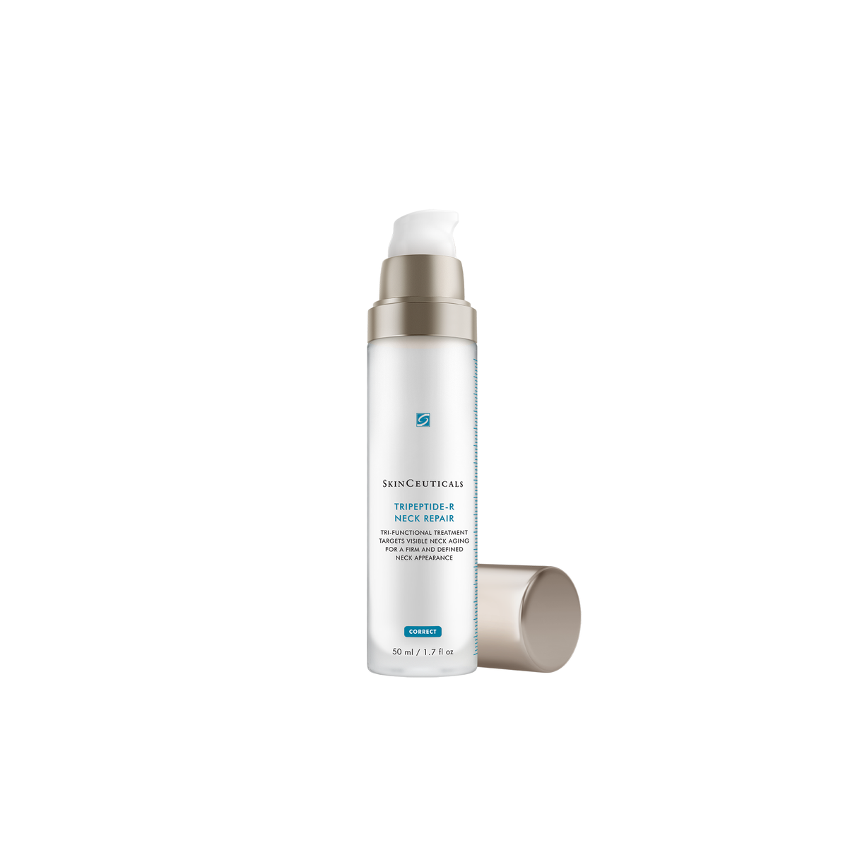 SkinCeuticals Tripeptide-R, pump bottle with the cap off