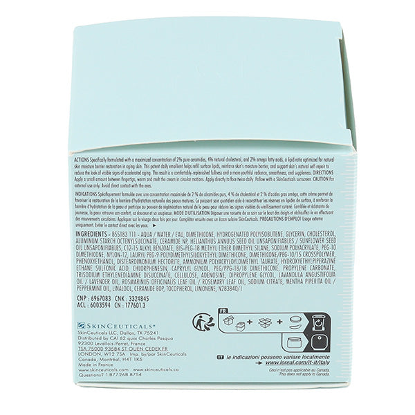 SkinCeuticals Triple Lipid Restore 2:4:2, back of the box