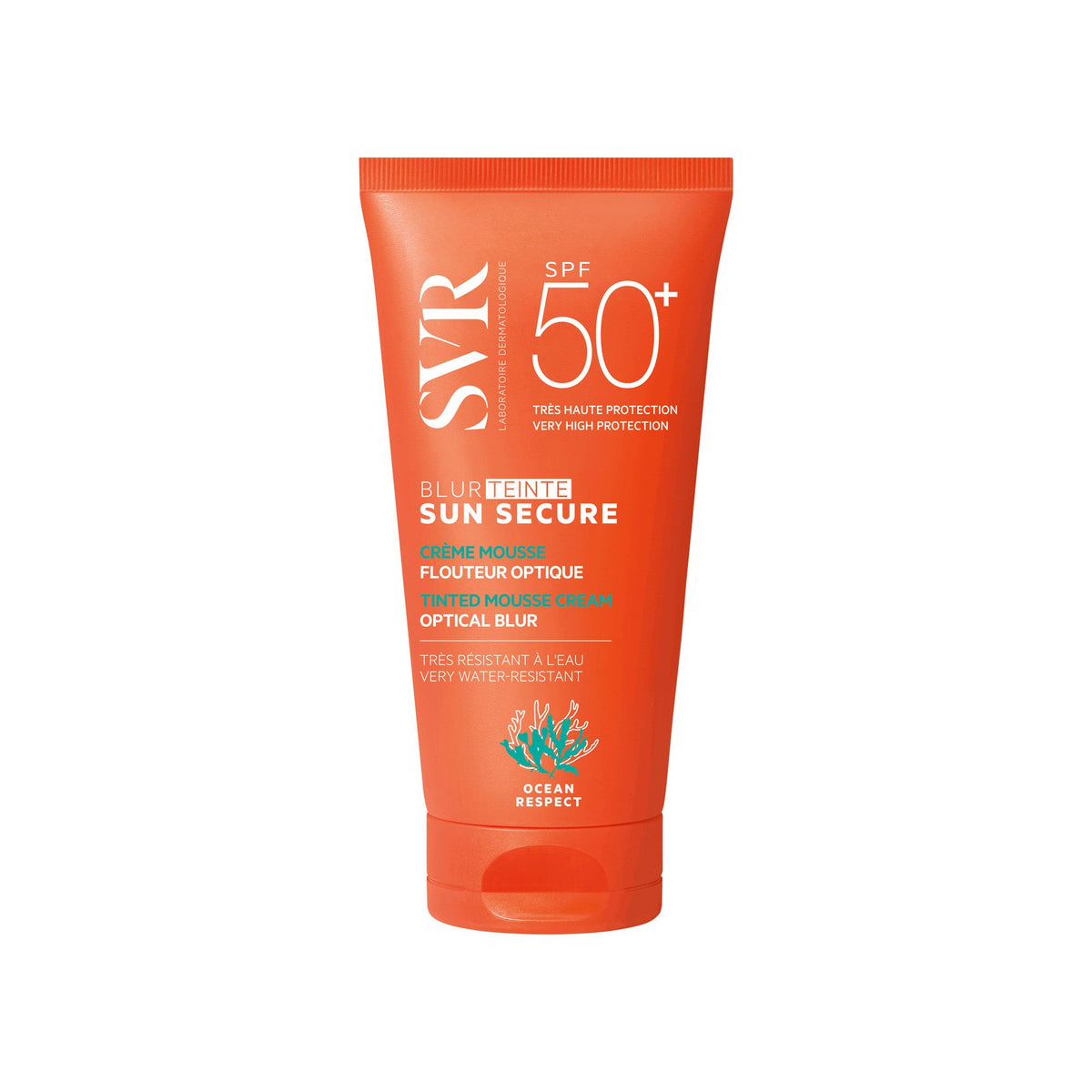 SVR Sun Secure, front of the tinted Blur tube