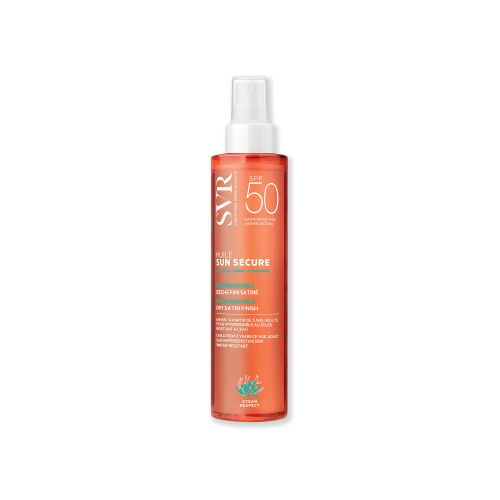 SVR Sun Secure Sun Care Oil SPF50+ 200ml dry oil sunscreen for face, body, and hair, view 1