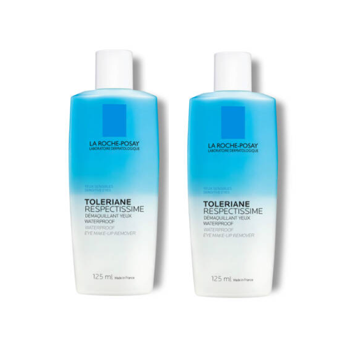 La Roche-Posay Toleriane Respectissime Waterproof Eye Makeup Remover Set, packaging detail