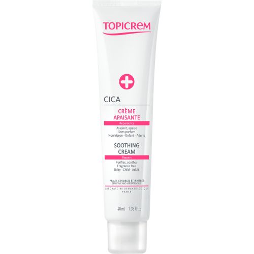 Topicrem CICA Repairing Cream for sensitive and irritated skin, alternate angle