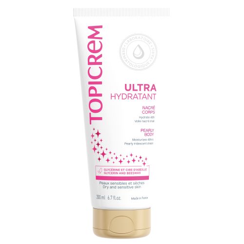 Topicrem Ultra Hydratant Pearly Body Milk 200ml bottle, view 1