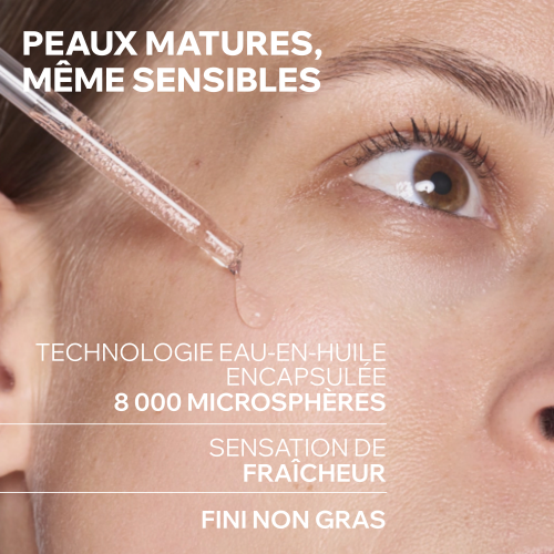 Uriage Age Absolu, dropper near the eye area with benefits in French