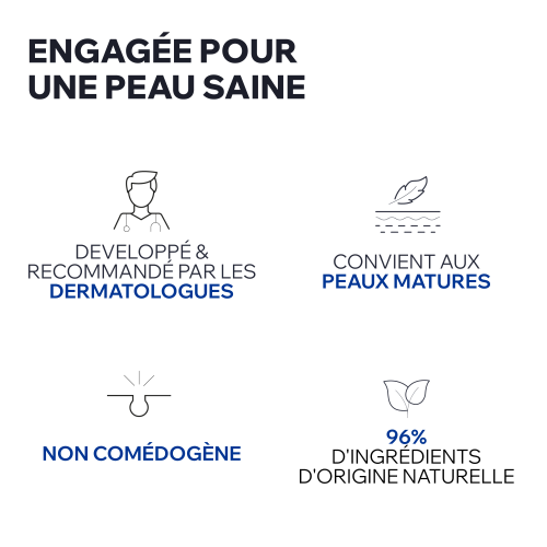 Uriage Age Absolu, four feature icons in French