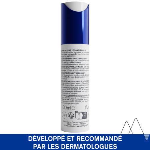 Uriage Age Lift 30ml, back of the pump bottle