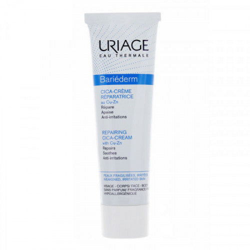 Uriage Bariederm Cica-Repair Cream 100ml barrier repair cream for sensitive and irritated skin, view 1