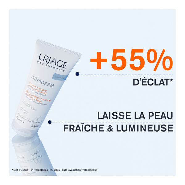 Uriage Dépiderm, tube with study results in French