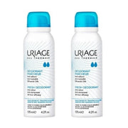 Uriage Freshness Deodorant duo pack with natural alum stone for sensitive skin, view 1