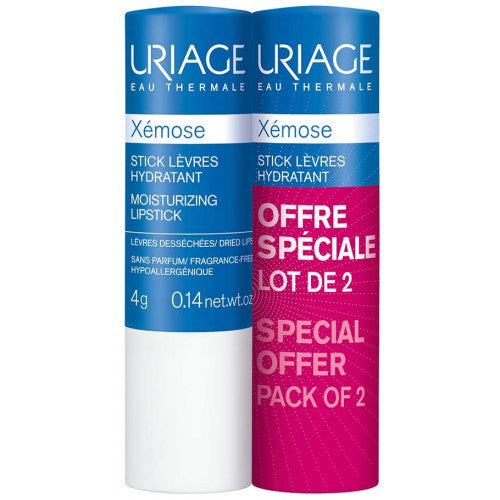 Uriage Xémose Moisturizing Lip Stick Set of 2 x 4g for dry sensitive lips, view 1