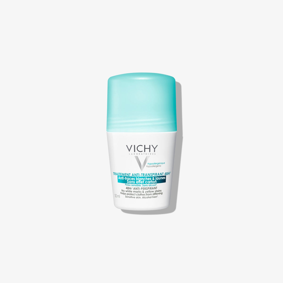 Vichy 48H Anti-Perspirant Roll-On Deodorant, No Marks