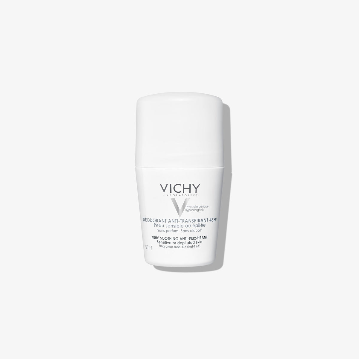 Vichy 48H Anti-Perspirant Roll-On Deodorant for Sensitive Skin