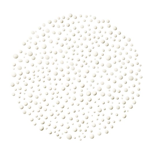 Vichy Capital Soleil, fluid texture swatch