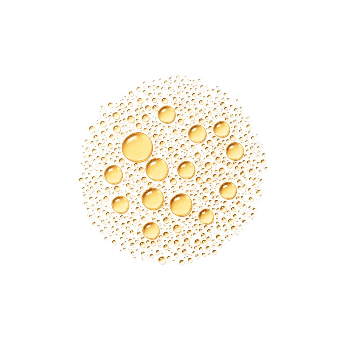 Vichy Capital Soleil, swatch of golden droplets