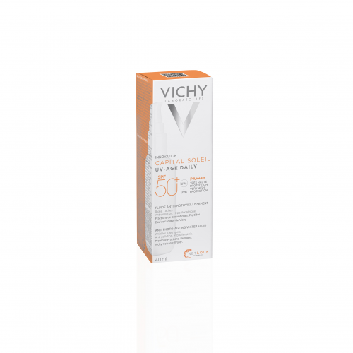 Vichy Capital Soleil UV Age Daily SPF 50 Anti-Aging Sunscreen, product close-up