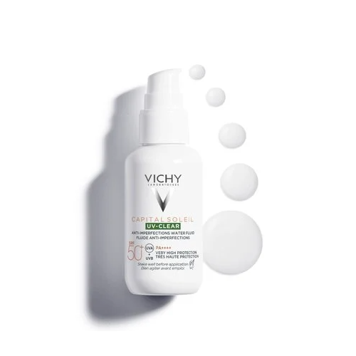 Vichy Capital Soleil UV-Clear Anti-Blemish Fluid SPF50+ 40ml, view 1