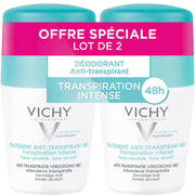 Vichy Anti-Transpirant Sensitive Skin Roll-On Deodorant Set of 2 x 50ml, view 1