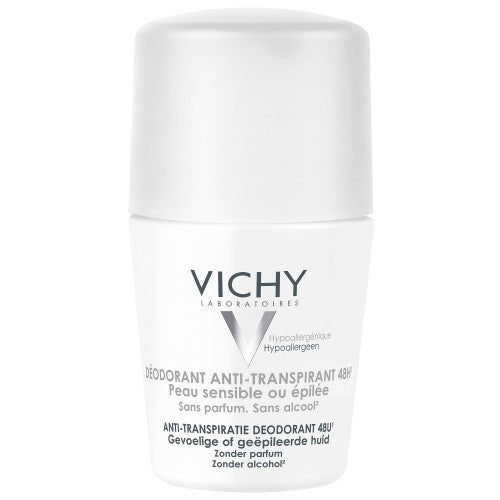 Vichy 48H Anti-Perspirant Roll-On Deodorant for Sensitive Skin, view 1