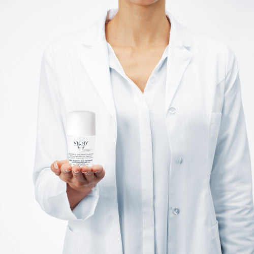 Vichy 48H Anti-Perspirant Roll-On Deodorant for Sensitive Skin, product close-up