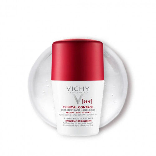 Vichy Clinical Control 48H Roll-On Deodorant 50ml twin pack, packaging detail