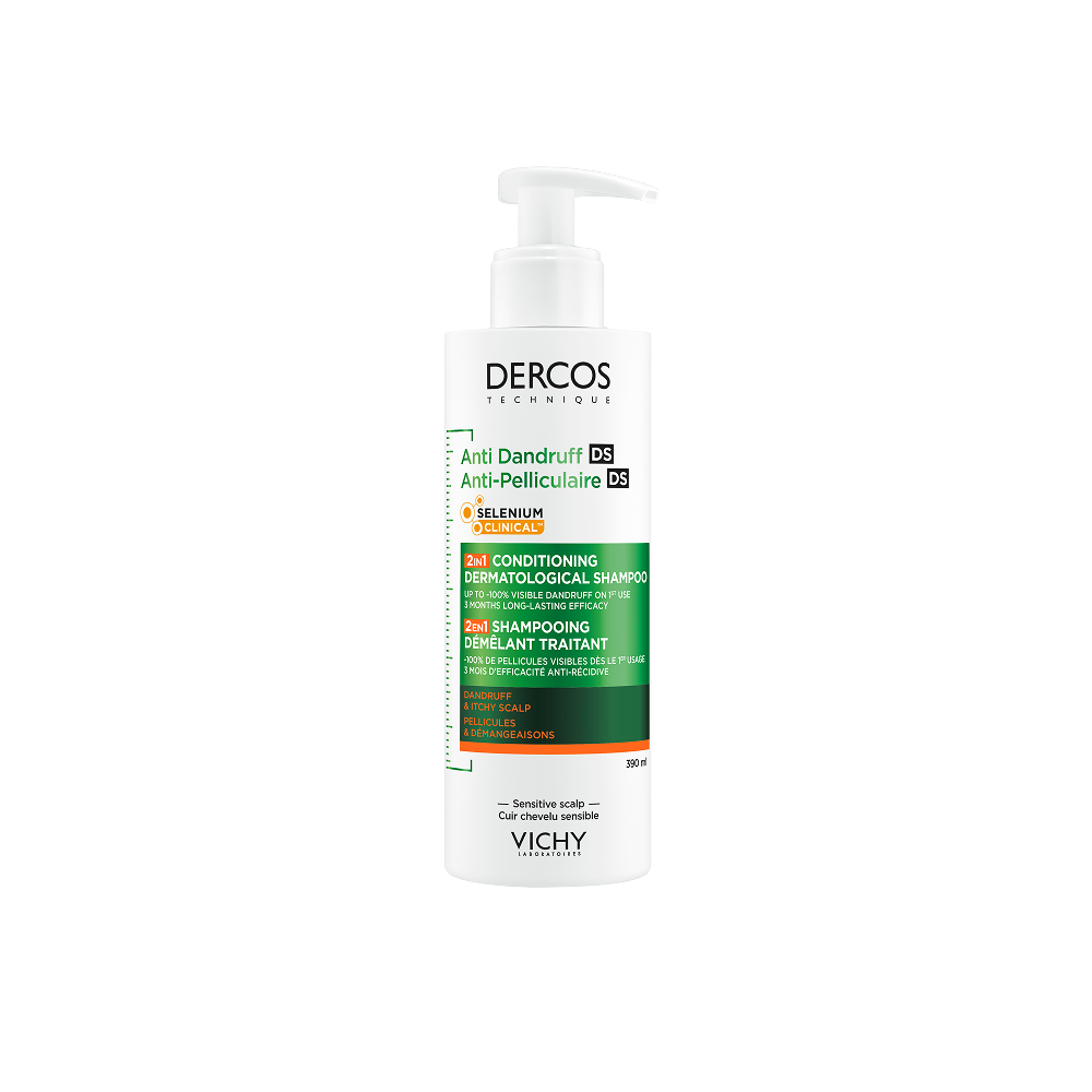 Vichy Dercos Anti-Pelliculaire DS 2-in-1 Dandruff Shampoo
