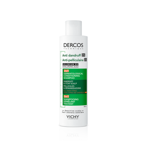 Vichy Dercos Anti-Pelliculaire DS 2-in-1 Treating Detangling Dandruff Shampoo, view 1