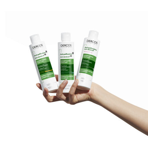 Vichy Dercos Anti-Dandruff DS Shampoo for Normal to Oily Hair, ingredient panel