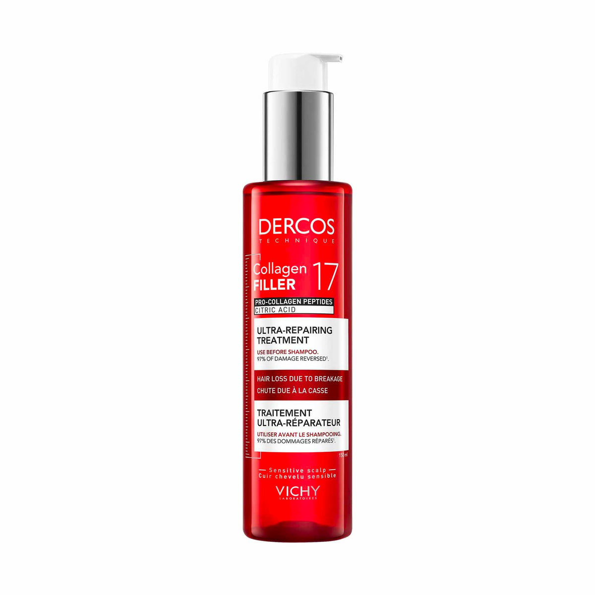 Vichy Dercos Collagen Filler Ultra-Repairing Hair Treatment