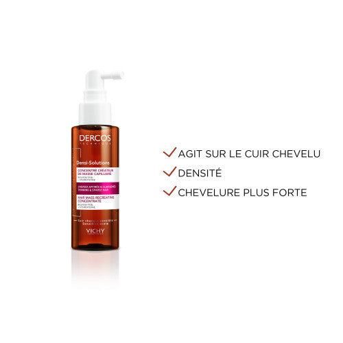 Vichy Dercos Densi-Solutions Hair Mass Creator Concentrate 100ml bottle, alternate angle