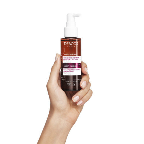 Vichy Dercos Densi-Solutions Hair Mass Creator Concentrate 100ml bottle, product close-up