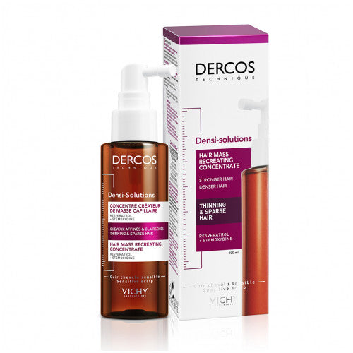 Vichy Dercos Densi-Solutions Hair Mass Creator Concentrate 100ml bottle, packaging detail