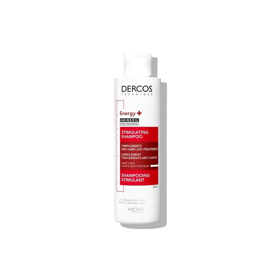 Vichy Dercos Energy+ Energizing Anti-Hair Loss Shampoo 200ml, front of the bottle